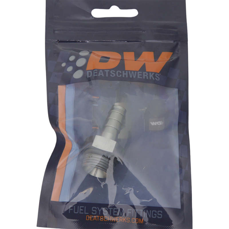 DeatschWerks 8AN ORB Male To 3/8in. Male Triple Barb Fitting (Incl. O-Ring) DeatschWerks Fittings  AXOPROS