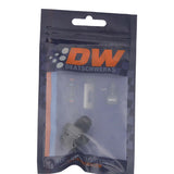 DeatschWerks 8AN ORB Male to 6AN Male Flare Adapter (Incl O-Ring) - Anodized Matte Black DeatschWerks Fittings  AXOPROS