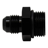 DeatschWerks 8AN ORB Male to 6AN Male Flare Adapter (Incl O-Ring) - Anodized Matte Black DeatschWerks Fittings  AXOPROS