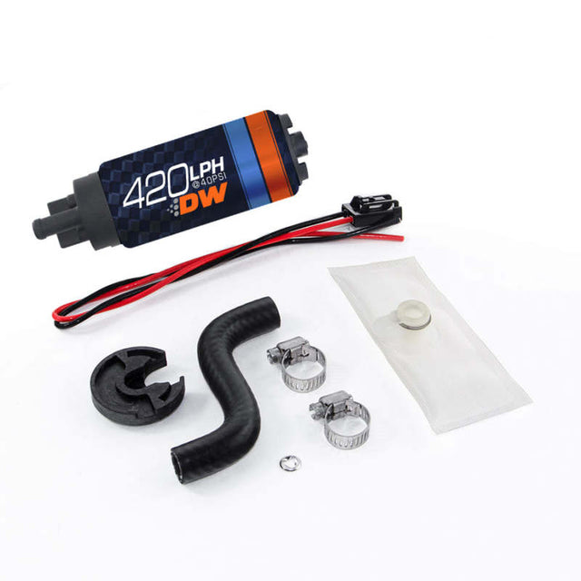 Deatschwerks DW420 Series 420lph In-Tank Fuel Pump w/ Install Kit For 85-97 Ford Mustang DeatschWerks Fuel Pumps  AXOPROS