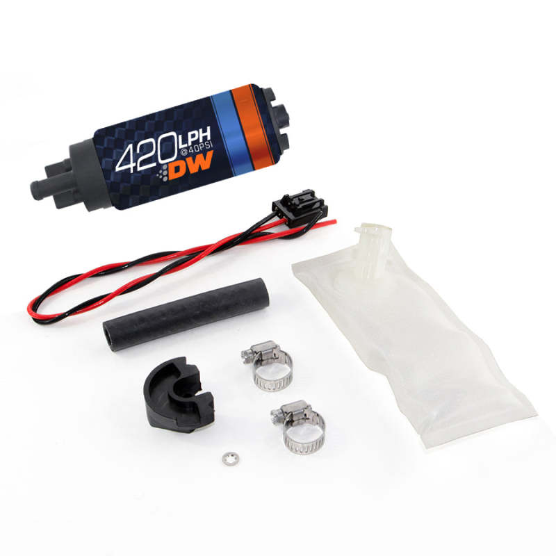 Deatschwerks DW420 Series 420lph In-Tank Fuel Pump w/ Install Kit For 94-02 Nissan S14/S15 DeatschWerks Fuel Pumps  AXOPROS