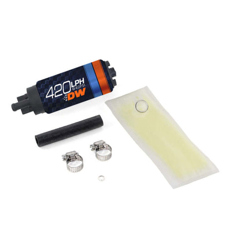 Deatschwerks DW420 Series 420lph In-Tank Fuel Pump w/ Install Kit For Integra 94-01 and Civic 92-00 DeatschWerks Fuel Pumps  AXOPROS