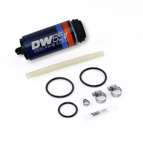 DeatschWerks DW65v Series 265 LPH Compact In-Tank Fuel Pump w/ VW/Audi 1.8T FWD Set Up Kit DeatschWerks Fuel Pumps  AXOPROS
