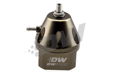 DeatschWerks DWR1000 Adjustable Fuel Pressure Regulator - Titanium DeatschWerks Fuel Pressure Regulators  AXOPROS
