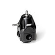 DeatschWerks DWR1000c Adjustable Fuel Pressure Regulator Dual 6AN Inlet and 6AN Outlet - Black DeatschWerks Fuel Pressure Regulators  AXOPROS