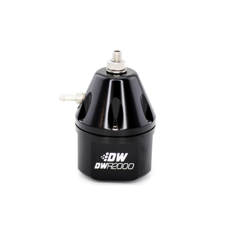 DeatschWerks DWR2000 Adjustable Fuel Pressure Regulator - Black DeatschWerks Fuel Pressure Regulators  AXOPROS