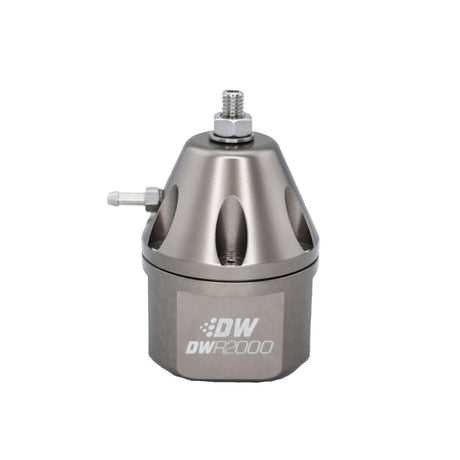 DeatschWerks DWR2000 Adjustable Fuel Pressure Regulator - Titanium DeatschWerks Fuel Pressure Regulators  AXOPROS