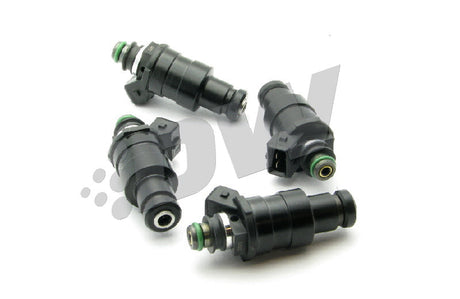 DeatschWerks Evo VIII/IX / 95-99 DSM 4G63T 1200cc Low Impedance Top Feed Injectors DeatschWerks Fuel Injector Sets - 4Cyl  AXOPROS