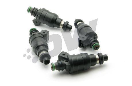 DeatschWerks Evo VIII/IX / 95-99 DSM 4G63T 800cc Low Impedance Top Feed Injectors DeatschWerks Fuel Injector Sets - 4Cyl  AXOPROS