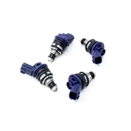 DeatschWerks Nissan G20 / SR20 / 240sx 740cc Side Feed Injectors DeatschWerks Fuel Injector Sets - 4Cyl  AXOPROS