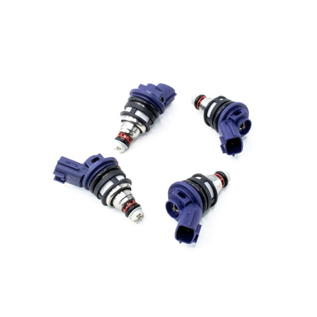 DeatschWerks Nissan G20 / SR20 / 240sx SR/KA 370cc Side Feed Injectors DeatschWerks Fuel Injector Sets - 4Cyl  AXOPROS