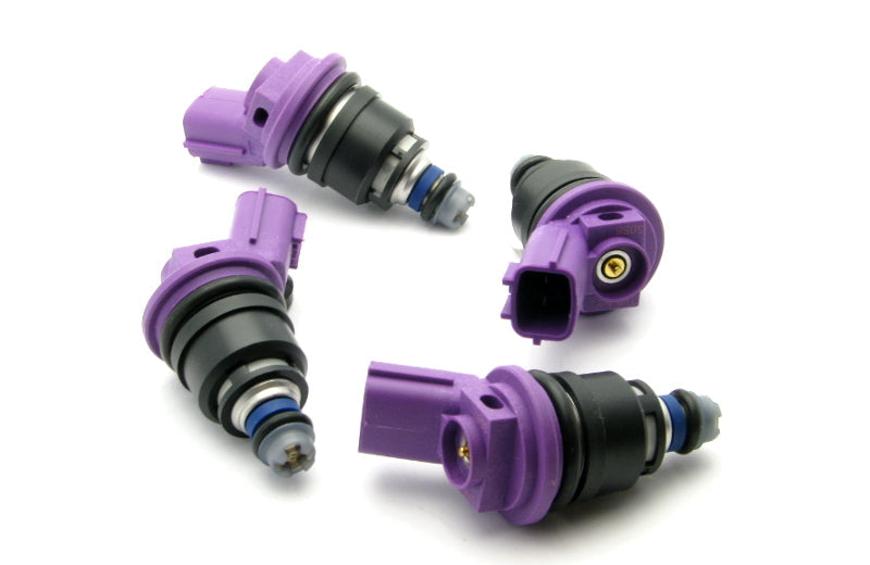 DeatschWerks Nissan G20 / SR20 / 240sx SR/KA 370cc Side Feed Injectors DeatschWerks Fuel Injector Sets - 4Cyl  AXOPROS
