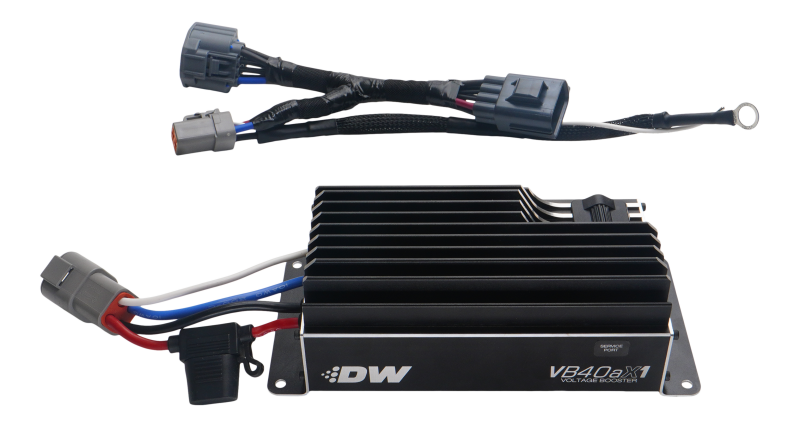 DeatschWerks VB40AX1 Voltage Booster with Plug-N-Play Harness for 10-25 Ford Mustang DeatschWerks Fuel Pumps  AXOPROS