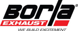 Borla 22-23 Volkswagen Golf GTI 2.0L AT/MT 3inch S-Type Cat-Back Exhaust - 4in Black Chrome Tips Borla Catback  AXOPROS