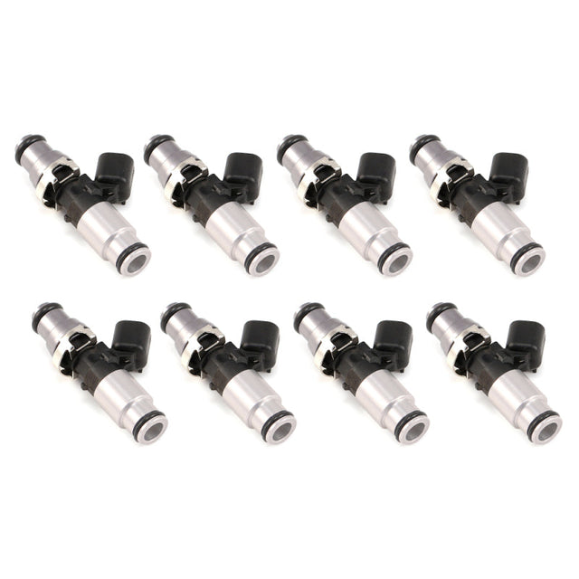 Injector Dynamics 2600-XDS Injectors - 60mm Length - 14mm Top - 14mm Bottom Adapter (Set of 8) Injector Dynamics Fuel Injector Sets - 8Cyl  AXOPROS