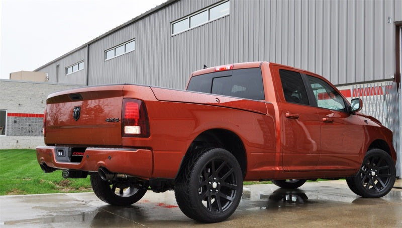 Corsa 09-18 Dodge Ram 1500 4.7L/5.7L V8 Quad/Crew Cab/Short Bed Black Dual Rear Exit Cat-Back Exhaus CORSA Performance Catback  AXOPROS