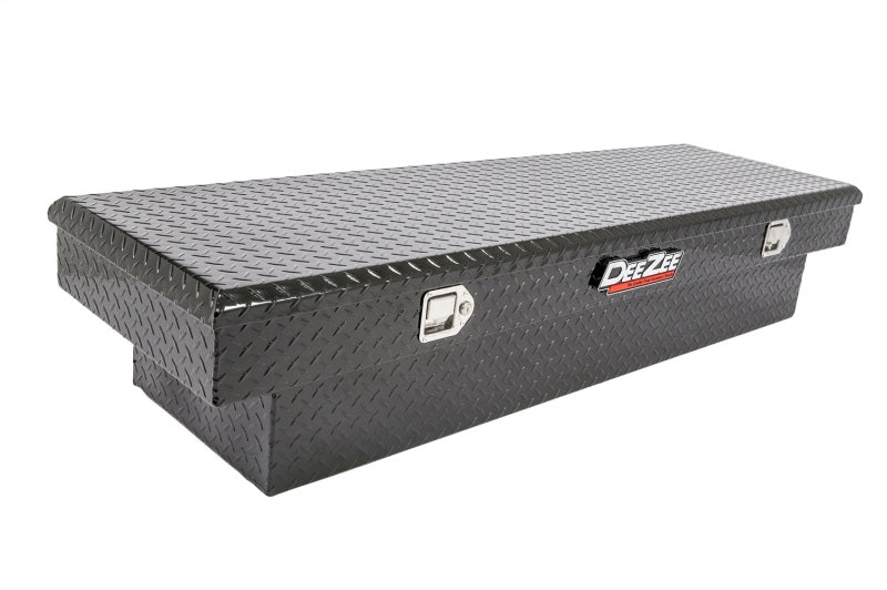 Deezee Universal Tool Box - Red Crossover - Single Lid Black BT Full Size Dee Zee Tool Storage  AXOPROS