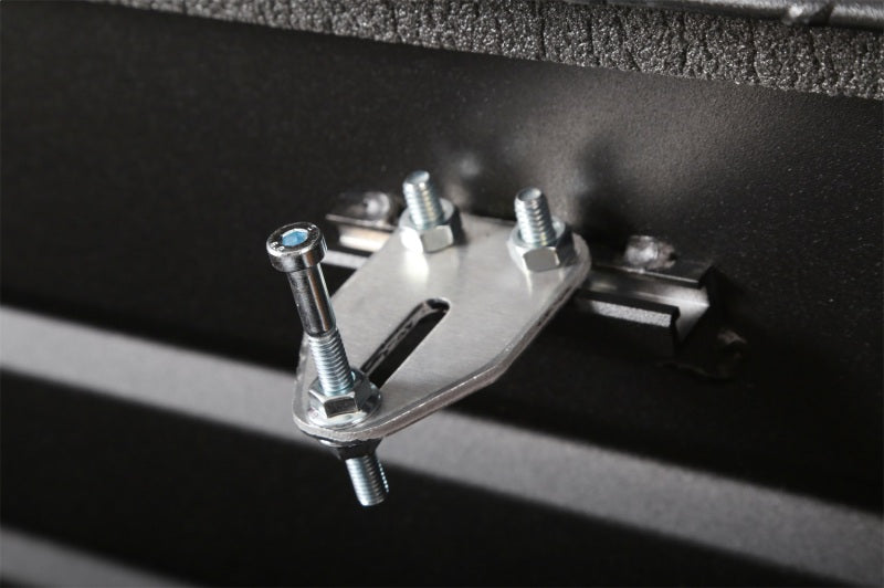 Deezee Universal Tool Box - Red Crossover - Single Lid Black BT Pull Handle (Low/Txt Blk) Dee Zee Tool Storage  AXOPROS