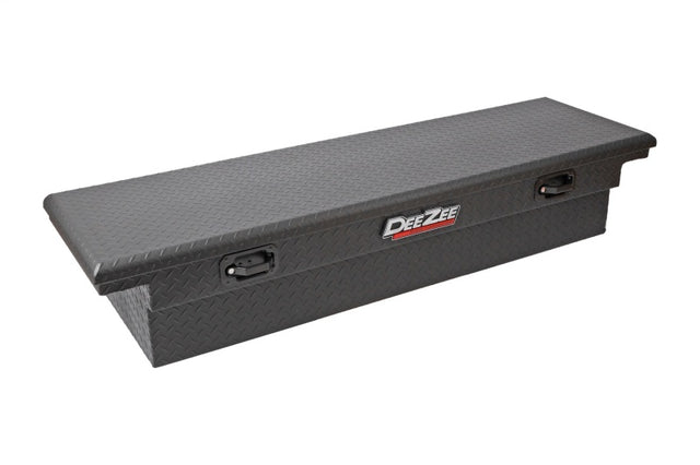 Deezee Universal Tool Box - Red Crossover - Single Lid Black BT Pull Handle (Low/Txt Blk) Dee Zee Tool Storage  AXOPROS
