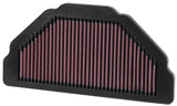 K&N 98-02 Kawasaki ZX6R Ninja/05-08 ZZR600 Air Filter K&N Engineering Air Filters - Direct Fit  AXOPROS
