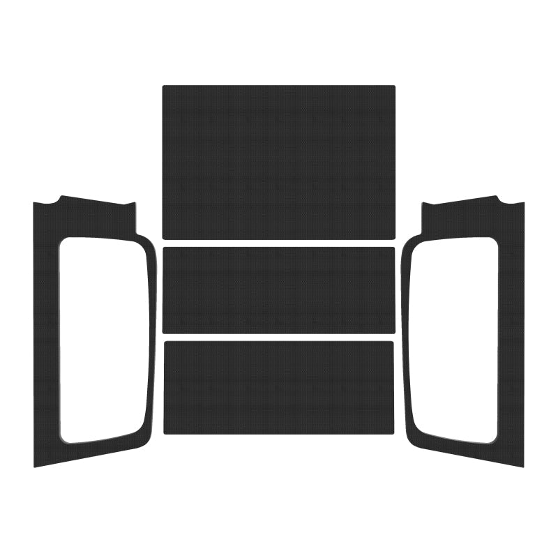 DEI 04-06 Jeep Wrangler LJ Unliminted Headliner Complete Kit - Black DEI Hard Top Accessories  AXOPROS