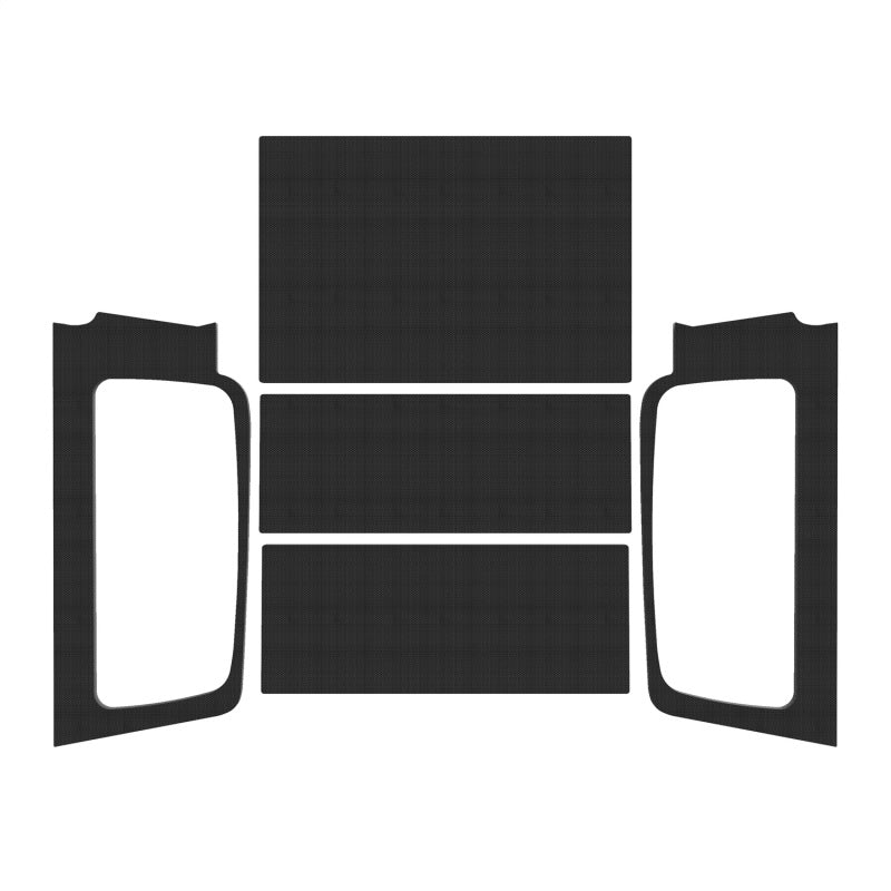 DEI 04-06 Jeep Wrangler LJ Unliminted Headliner Complete Kit - Black DEI Hard Top Accessories  AXOPROS