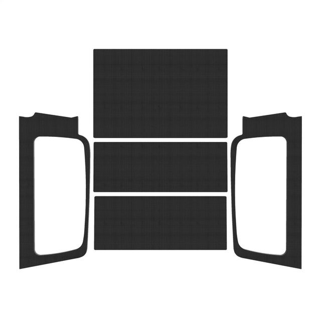 DEI 04-06 Jeep Wrangler LJ Unliminted Headliner Complete Kit - Black DEI Hard Top Accessories  AXOPROS