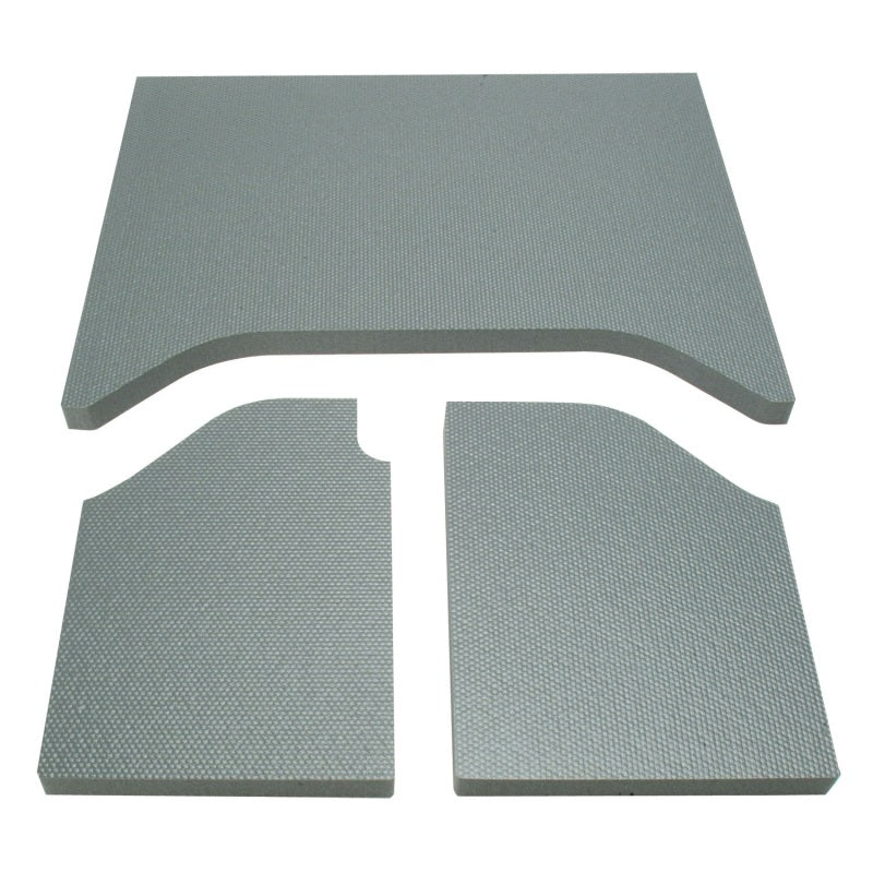 DEI 07-10 Jeep Wrangler JK 2-Door Boom Mat Headliner - 3 Piece - Gray DEI Hard Top Accessories  AXOPROS