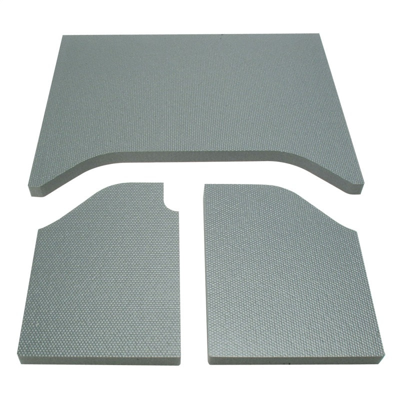 DEI 07-10 Jeep Wrangler JK 2-Door Boom Mat Headliner - 3 Piece - Gray DEI Hard Top Accessories  AXOPROS