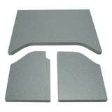 DEI 07-10 Jeep Wrangler JK 2-Door Boom Mat Headliner - 3 Piece - Gray DEI Hard Top Accessories  AXOPROS