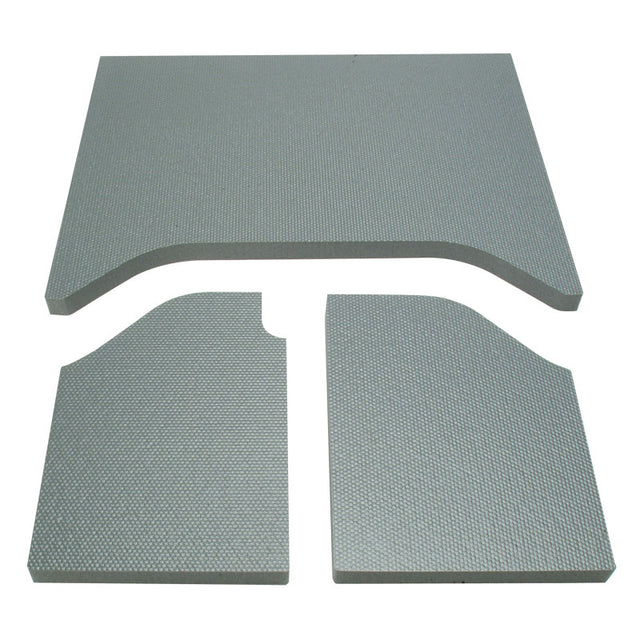 DEI 07-10 Jeep Wrangler JK 2-Door Boom Mat Headliner - 3 Piece - Gray DEI Hard Top Accessories  AXOPROS