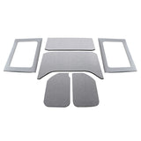 DEI 11-18 Jeep Wrangler JK 4-Door Boom Mat Complete Headliner Kit - 6 Piece - Gray DEI Hard Top Accessories  AXOPROS