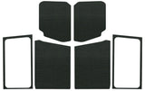 DEI 18-23 Jeep Wrangler JL 2-Door Boom Mat Complete Headliner Kit - 7 Piece - Black DEI Hard Top Accessories  AXOPROS