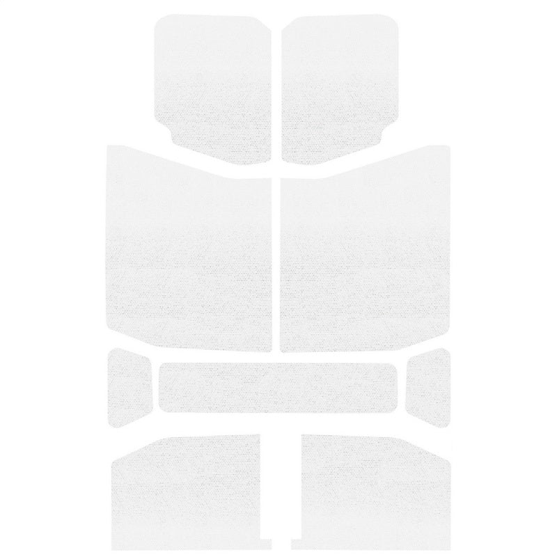 DEI 18-23 Jeep Wrangler JL 4-Door Boom Mat Headliner - 9 Piece - White DEI Hard Top Accessories  AXOPROS