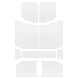 DEI 18-23 Jeep Wrangler JL 4-Door Boom Mat Headliner - 9 Piece - White DEI Hard Top Accessories  AXOPROS