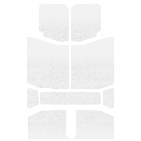DEI 18-23 Jeep Wrangler JL 4-Door Boom Mat Headliner - 9 Piece - White DEI Hard Top Accessories  AXOPROS