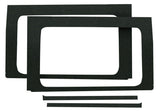 DEI 18-23 Jeep Wrangler JL 4-Door Boom Mat Rear Side Window Trim - 4 Piece - Black DEI Hard Top Accessories  AXOPROS