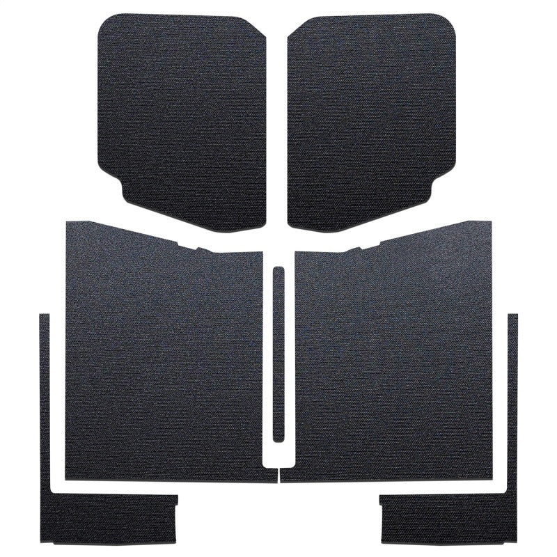 DEI 20-22 Jeep Gladiator JT 4-Door Boom Mat Complete Headliner Kit - 7 Piece - Black DEI Hard Top Accessories  AXOPROS