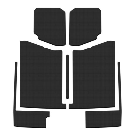 DEI 20-22 Jeep Gladiator JT 4-Door Boom Mat Complete Headliner Kit - 7 Piece - Black DEI Hard Top Accessories  AXOPROS