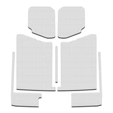 DEI 20-22 Jeep Gladiator JT 4-Door Boom Mat Complete Headliner Kit - 7 Piece - White DEI Hard Top Accessories  AXOPROS