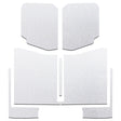 DEI 20-22 Jeep Gladiator JT 4-Door Boom Mat Complete Headliner Kit - 7 Piece - White DEI Hard Top Accessories  AXOPROS