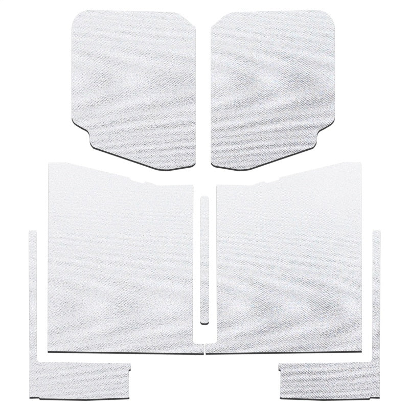 DEI 20-22 Jeep Gladiator JT 4-Door Boom Mat Complete Headliner Kit - 7 Piece - White DEI Hard Top Accessories  AXOPROS