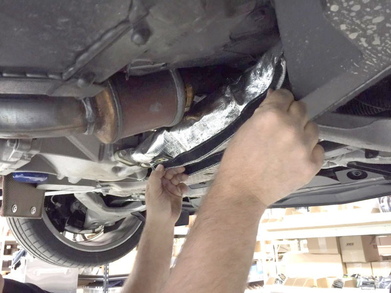 DEI Corvette C7 Oil Cooler Line Sleeves 2in - 2-1/2in x 18in Heat Shroud DEI Thermal Wrap  AXOPROS