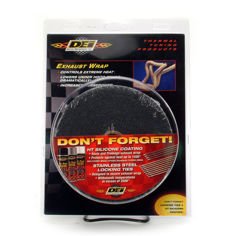 DEI Exhaust Wrap 2in x 50ft - Black DEI Exhaust Wrap  AXOPROS