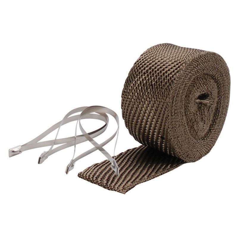 DEI Exhaust Wrap Kit - Pipe Wrap and Locking Tie - Titanium DEI Exhaust Wrap  AXOPROS