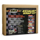 DEI Exhaust Wrap Kit - Tan Wrap & Aluminum HT Silicone Coating (Aerosol) DEI Exhaust Wrap  AXOPROS