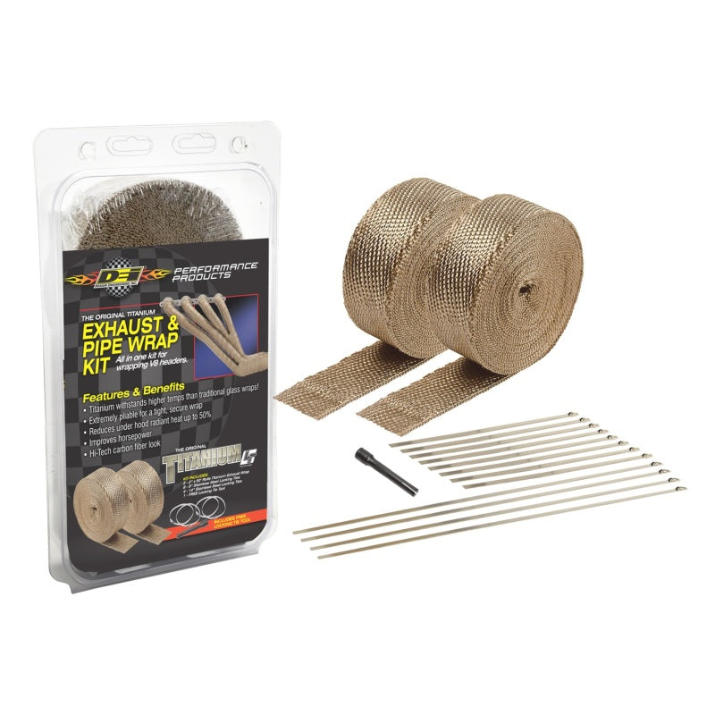DEI Exhaust Wrap Kit - Titanium DEI Exhaust Wrap  AXOPROS