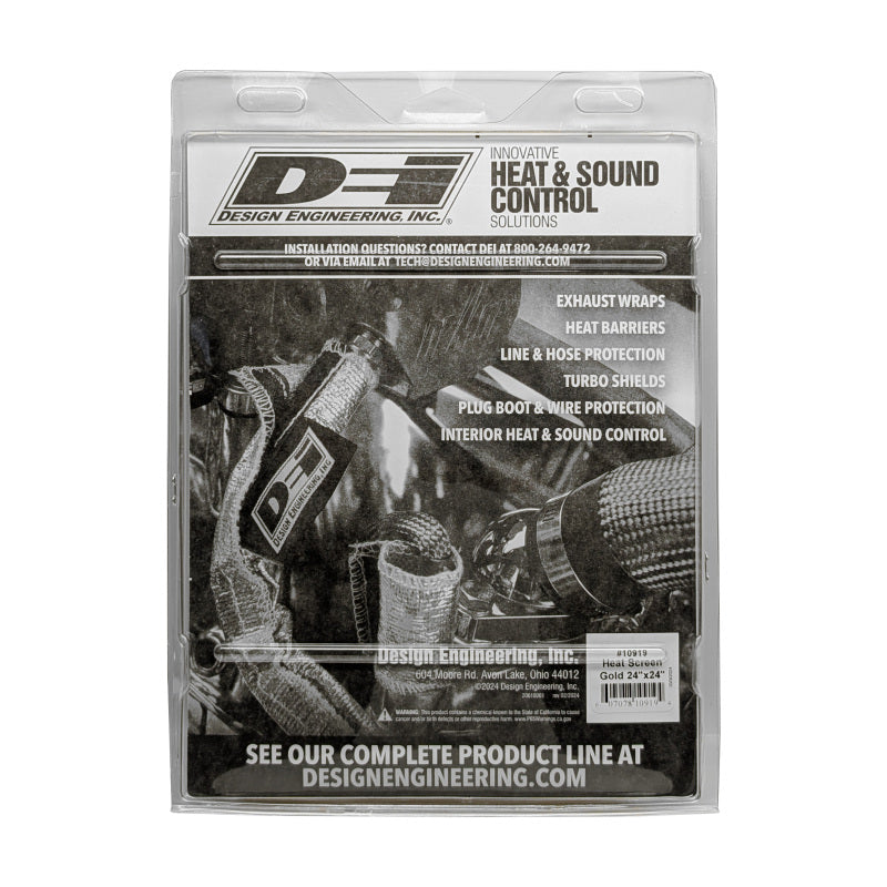 DEI Heat Screen GOLD 24in x 24in - Non-Adhesive DEI Thermal Wrap  AXOPROS