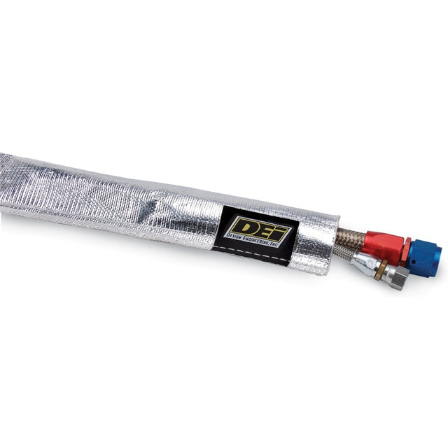 DEI Heat Sheath 1-1/4in I.D. x 3ft - Aluminized Sleeving - Sewn Edge DEI Thermal Sleeves  AXOPROS