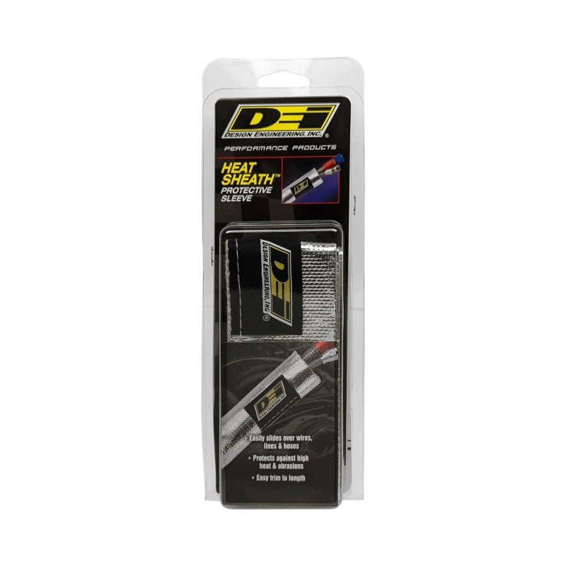 DEI Heat Sheath 1in x 3ft - Aluminized Sleeving - Sewn Edge DEI Thermal Sleeves  AXOPROS